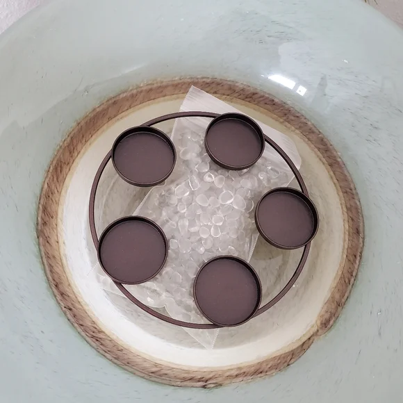 NIB Tranquility Bowl with Tealight Candle Holder- New In Box - Picture 4 of 13